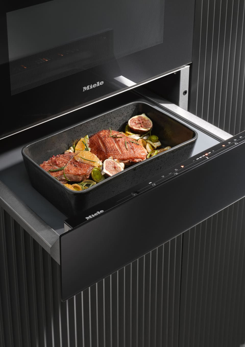 Шкафы для подогрева посуды и вакуумирования Miele